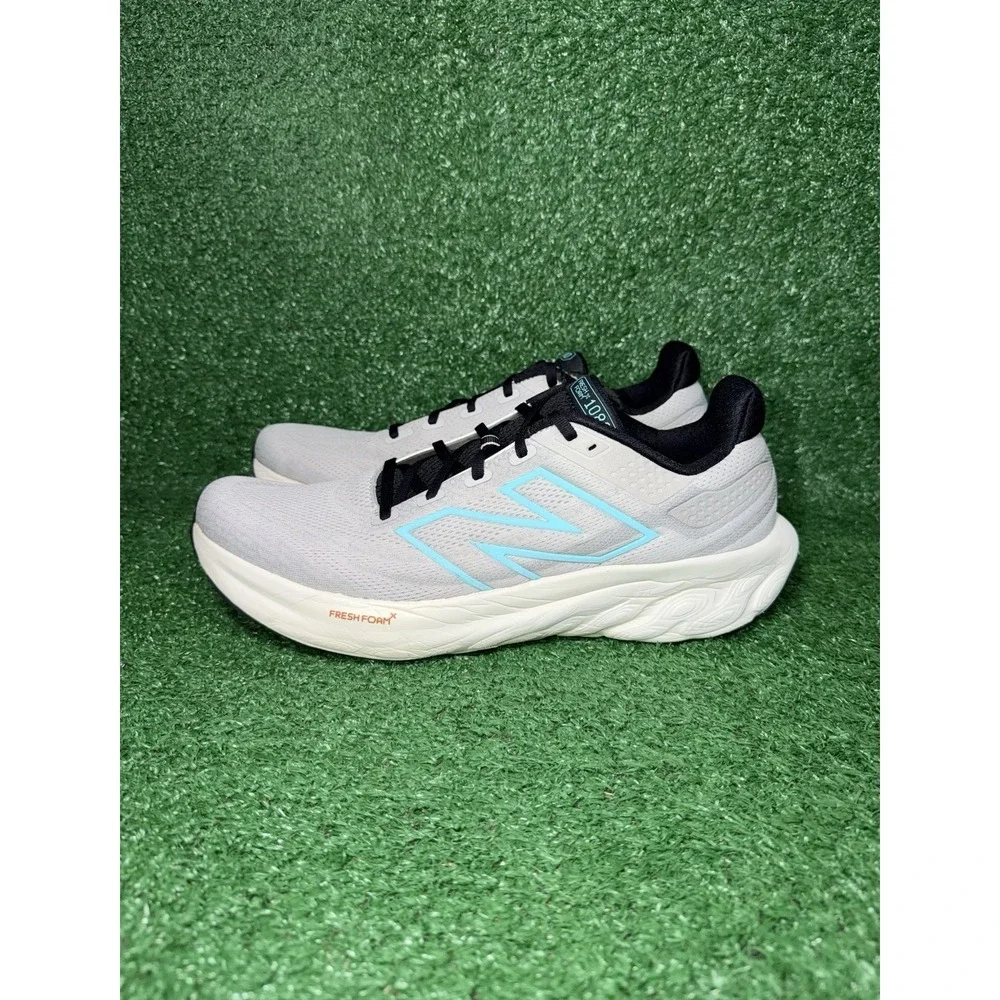 New Balance Fresh Foam 1080 Mens Size 13 White Blue Running Shoes Sneakers